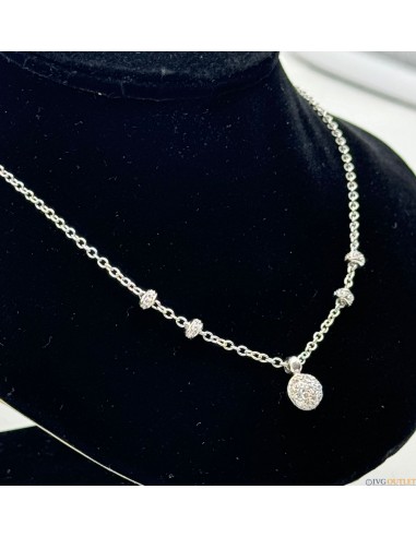 Collana in oro 18 kt e diamanti...